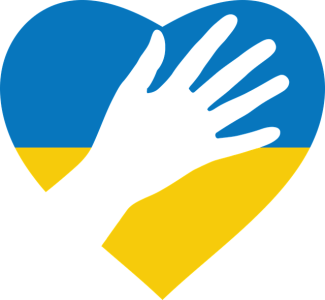 ukraine heart hand